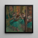 dansere i rosa og grøn - Edgar Degas — indrammet kunstværk på væggen