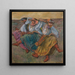 russiske dansere - Edgar Degas — indrammet kunstværk på væggen