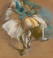 Danseuse attachant son chausson - Edgar Degas — visning af kunstværket