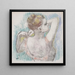 Danseuse, buste - Edgar Degas — indrammet kunstværk på væggen
