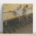 Reproduktion af maleriet Dansere ved stangen - Edgar Degas