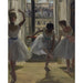 Reproduktion af maleriet af Danseudøvere i et træningslokale (Tre dansere) - Edgar Degas
