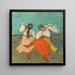 russiske dansere - Edgar Degas — indrammet kunstværk på væggen