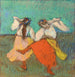 russiske dansere - Edgar Degas — visning af kunstværket