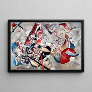 I gråtoner - Wassily Kandinsky | Kunsttryk Maleri Vægdekoration plakat kopi
