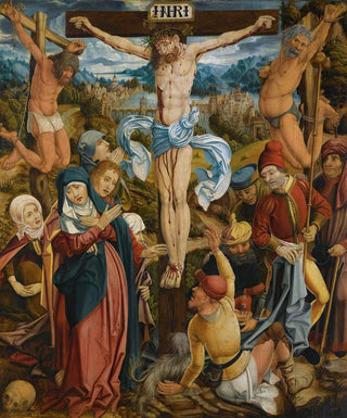 La Crucifixion - École du Danube — visning af kunstværket