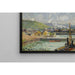 Reproduktion af maleriet Darse de Pêche og Bassin Duquesne, Dieppe - Camille Pissarro