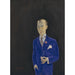 Reproduktion af maleriet David Sprengel, 1880-1941, forfatter, kritiker - Nils Dardel