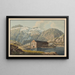 L'Hospice de la Grimsel - David Alois Schmid — indrammet kunstværk på væggen