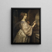 La Reine Christine de Suède - David Beck — indrammet kunstværk på væggen