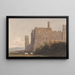 Abbaye de Battle, Sussex - David Cox — indrammet kunstværk på væggen