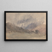 Capel Curig, Caernarvonshire, Wales - David Cox — indrammet kunstværk på væggen