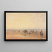 Traversée des sables de Lancaster - David Cox — indrammet kunstværk på væggen