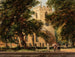 Harborne Kirke nær Birmingham - David Cox — visning af kunstværket