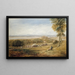 Lancaster, fred og krig - David Cox — indrammet kunstværk på væggen