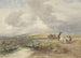 Landskabsmaleri med rejsende - David Cox — visning af kunstværket