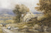 Moulin à eau, nord i Wales - David Cox — visning af kunstværket
