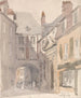 Place Saint-Barthélemy Rouen - David Cox — visning af kunstværket