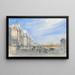 Pont Neuf fra Quai de l'École, Paris - David Cox — indrammet kunstværk på væggen