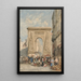 Reproduktion af maleriet Porte Saint-Denis Paris - David Cox