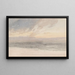 Solnedgang fra kysten - David Cox — indrammet kunstværk på væggen