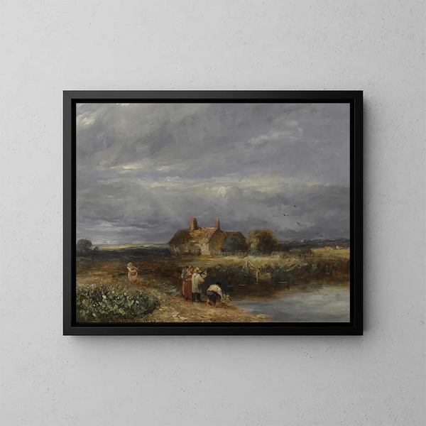 Les jeunes marins - David Cox — indrammet kunstværk på væggen