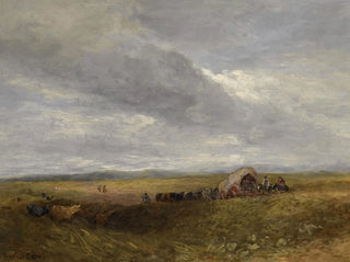 Voyageurs dans un paysage - David Cox — visning af kunstværket