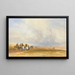 Strande ved Ulverstone Cumbria - David Cox — indrammet kunstværk på væggen