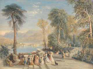 Windermere under kapsejladsen - David Cox — visning af kunstværket