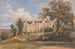 gruppe siddende i parken ved et stort hus - David Cox Jnr — visning af kunstværket