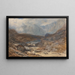 Ruisseau de montagne gallois - David Cox Jnr — indrammet kunstværk på væggen