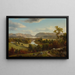 Vue de New Windsor, rivière Hudson - David Johnson — indrammet kunstværk på væggen