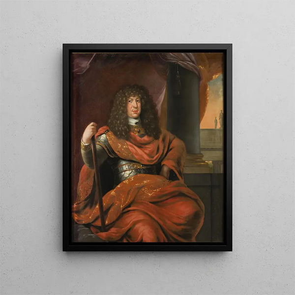 Christian Albrecht 1641-1694 - David Klöcker Ehrenstrahl — indrammet kunstværk på væggen