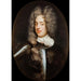 Abraham Brahe 1669-1728 - David Richter le Jeune — indrammet kunstværk på væggen
