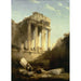 Baalbek Ruiner af Bacchus-templet - David Roberts — visning af kunstværket