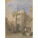 Reproduktion af maleriet Bargate Southampton - David Roberts