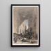 Reproduktion af maleriet Bazar des marchands de soie Le Caire - David Roberts