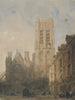 Kirken Saint-Jacques i Dieppe - David Roberts — visning af kunstværket