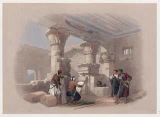 Dayr el-Medina, Thèbes - David Roberts — visning af kunstværket