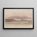 Medinet Abou Medinet Habu Thèbes 8. dec. 1838 - David Roberts — indrammet kunstværk på væggen