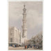 Minaret af hovedmoskéen Siout Høj-Egypten - David Roberts — visning af kunstværket