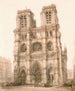 Entre Dame Paris - David Roberts — visning af kunstværket