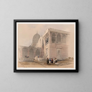 David Roberts - One of the tombs of the caliphs Cairo.webp