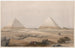 Pyramiderne i Giza - David Roberts — visning af kunstværket