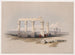 Vestiges du temple de Medamout à Thèbes - David Roberts | Reproduction — visning af kunstværket