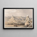 La Citadelle du Caire, résidence de Méhémet Ali - David Roberts — indrammet kunstværk på væggen