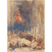 Reproduktion af maleriet La Destruction de Pompéi - David Roberts