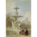 La Fontaine på Prado Madrid - David Roberts — visning af kunstværket