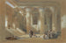 Le Grand Portique du temple d'Esneh, Égypte - David Roberts — visning af kunstværket