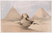 La Grande Sphinx Pyramides de Gizeh Giza 17. juli 1839 - David Roberts — visning af kunstværket